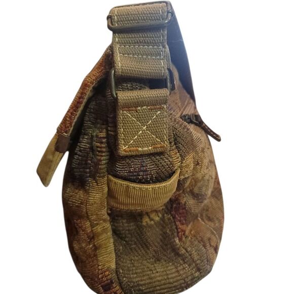 Fossil Brown and Tan Messenger Bag with Adjustable Strap - Picture 8 of 15